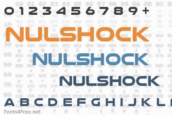 Nulshock Font