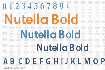 Nutella Bold Font