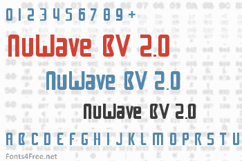 NuWave BV 2.0 Font