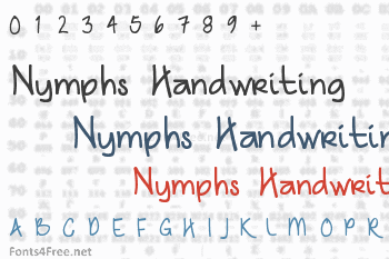 Nymphs Handwriting Font