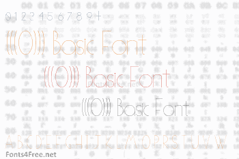 (((O))) Basic Font