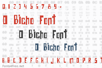 O Bicho Font