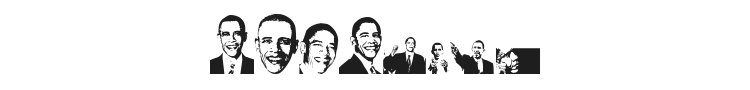 Obama Font Preview