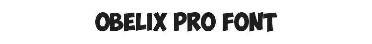 Obelix Pro Font Preview
