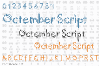 Octember Script Font