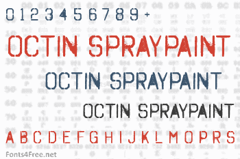 Octin Spraypaint Font