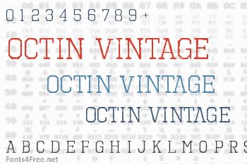 Octin Vintage Font