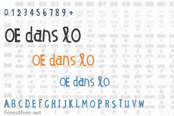 OE dans lO Font