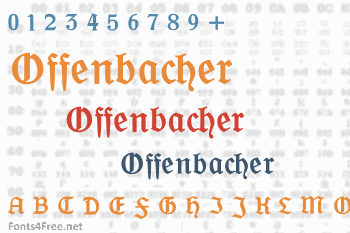 Offenbacher Schwabacher Font