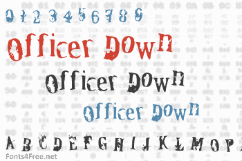 Officer Down Font