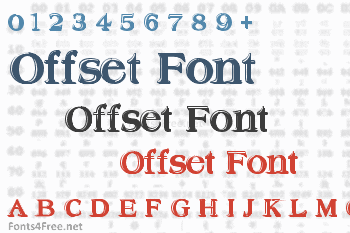 Offset Font