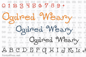 Ogdred Weary Font