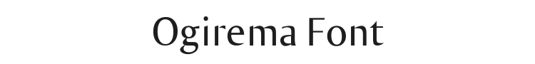 Ogirema Font