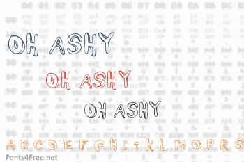 Oh Ashy Font