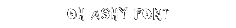 Oh Ashy Font