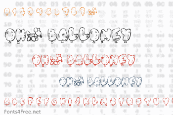 Oh, Balloney Font