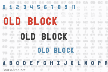 Old Block Font