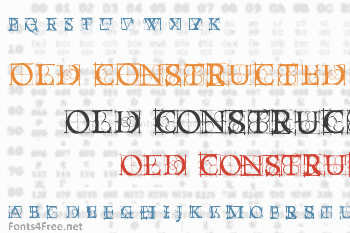 Old Constructed Caps Font