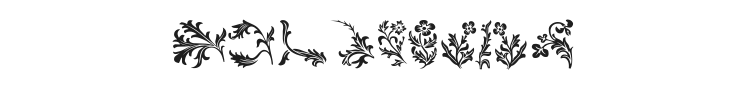 Old English Dingbats Font