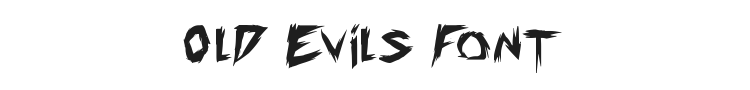 Old Evils Font