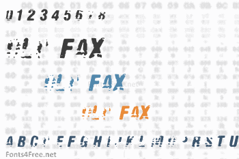 Old Fax Font