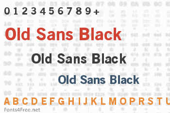 Old Sans Black Font