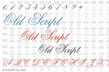 Old Script Font