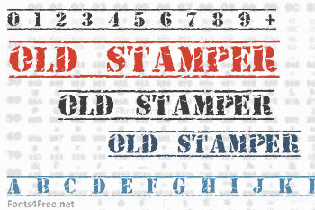 Old Stamper Font