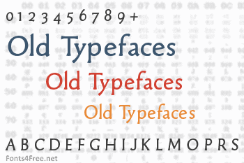 Old Typefaces Font