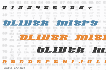 Oliver Mieps Font