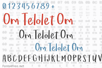 Om Telolet Om Font