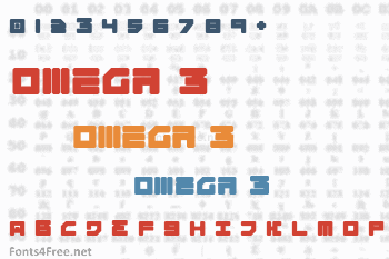 Omega 3 Font