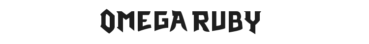 Omega Ruby Font