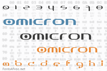 Omicron Font