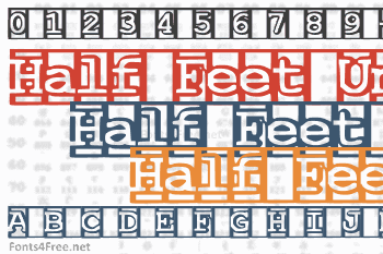 One and a Half Feet Under Font