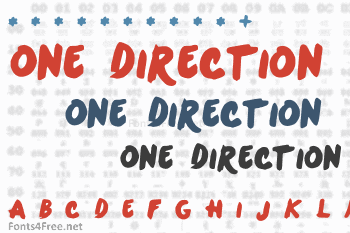 One Direction Font