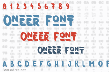 Oneer Font