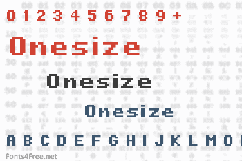 Onesize Font