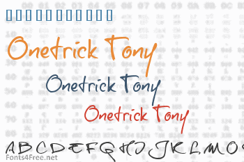 Onetrick Tony Font