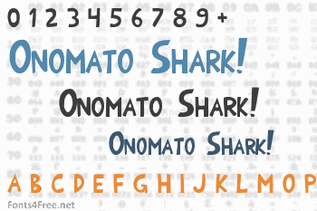 Onomato Shark! Font