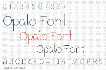 Opalo Font