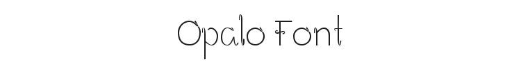 Opalo Font