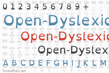Open-Dyslexic Font