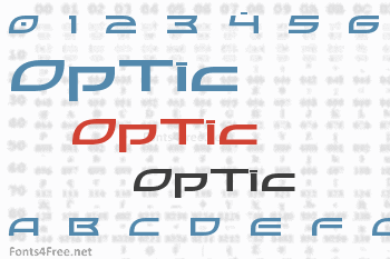 OpTic Font