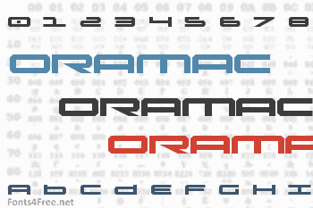 Oramac Font