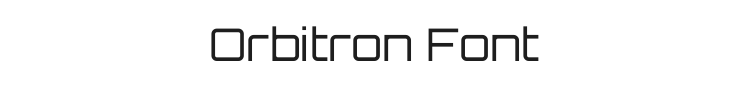 Orbitron Font