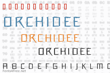 Orchidee Font