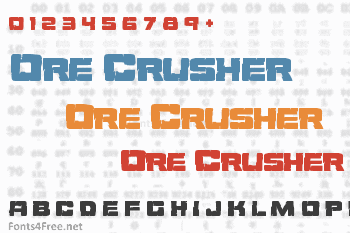 Ore Crusher Font