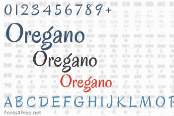 Oregano Font