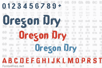 Oregon Dry Font